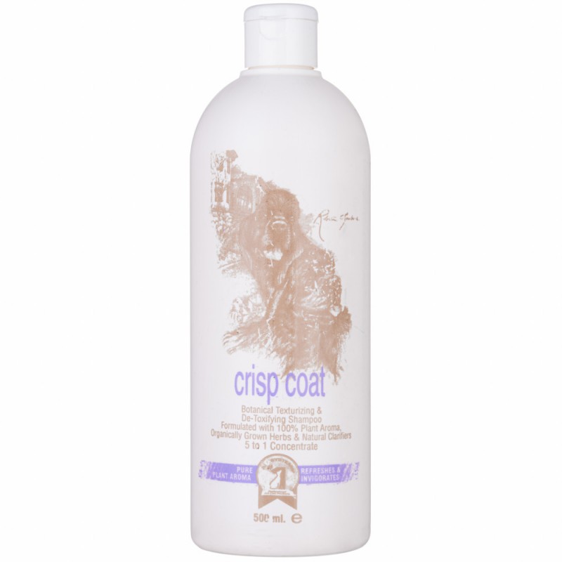 1 ALL SYSTEMS CRISP COAT BOTANICAL SHAMPOO 500ml ΣΑΜΠΟΥΑΝ ΓΙΑ ΚΟΝΤΟΤΡΙΧΟΥΣ ΚΑΙ ΣΚΛΗΡΟΤΡΙΧΟΥΣ ΣΚΥΛΟΥΣ