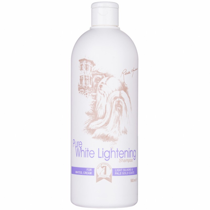 1 ALL SYSTEMS PURE WHITE LIGHTENING SHAMPOO 500ml ΣΑΜΠΟΥΑΝ ΓΙΑ ΛΕΥΚΟΥΣ ΚΑΙ ΑΝΟΙΧΤΟΧΡΩΜΟΥΣ ΣΚΥΛΟΥΣ
