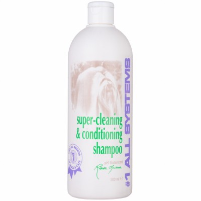 1 ALL SYSTEMS SUPER CLEANING & CONDITIONING SHAMPOO 500ml ΣΑΜΠΟΥΑΝ ΕΝΔΥΝΑΜΩΣΗΣ ΓΙΑ ΚΟΥΤΑΒΙΑ ΚΑΙ ΕΥΑΙΣΘΗΤΑ ΣΚΥΛΙΑ