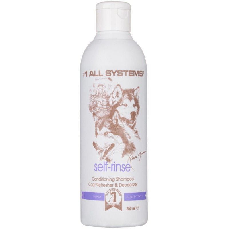 1 ALL SYSTEMS SELF RINSE CONDITIONING SHAMPOO 250ml ΘΡΕΠΤΙΚΟ ΣΑΜΠΟΥΑΝ ΓΙΑ ΣΚΥΛΟΥΣ ΧΩΡΙΣ ΞΕΒΓΑΛΜΑ