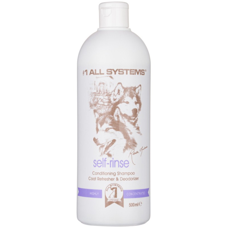 1 ALL SYSTEMS SELF RINSE CONDITIONING SHAMPOO 500ml ΘΡΕΠΤΙΚΟ ΣΑΜΠΟΥΑΝ ΓΙΑ ΣΚΥΛΟΥΣ ΧΩΡΙΣ ΞΕΒΓΑΛΜΑ