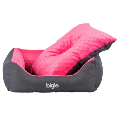 BIGLO BED MILANO MINKY PINK ΚΡΕΒΑΤΙ ΣΚΥΛΟΥ MEDIUM BIGLO BED MILANO MINKY PINK ΚΡΕΒΑΤΙ ΣΚΥΛΟΥ MEDIUM