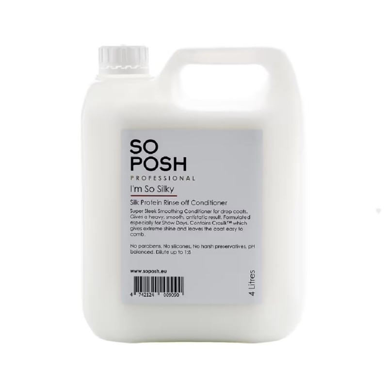 SO POSH I'M SO SILKY RINSE OFF CONDITIONER 4L SO POSH I'M SO SILKY RINSE OFF CONDITIONER 4L