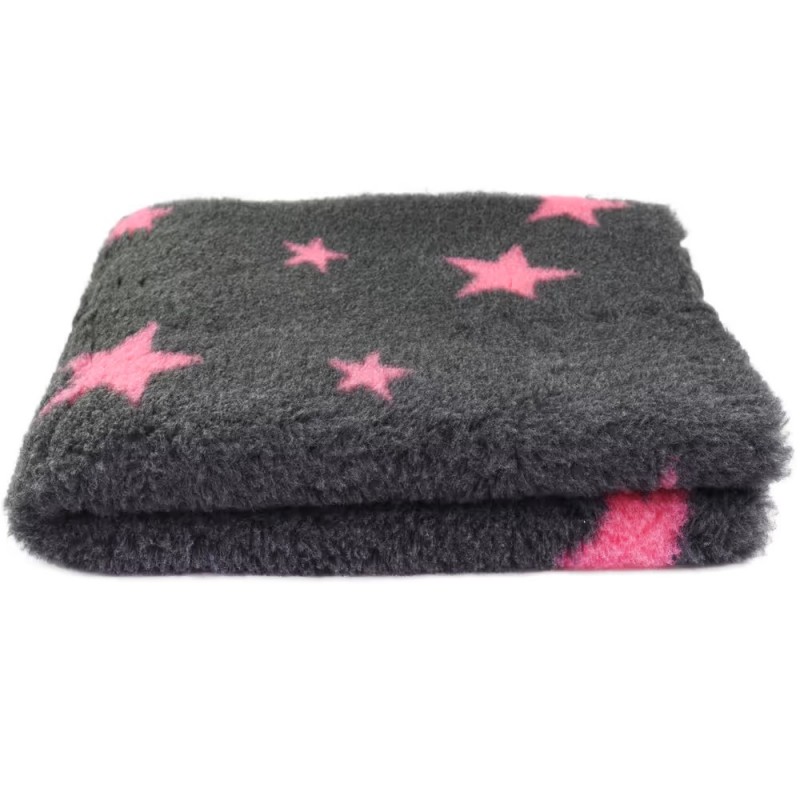 BLOVI DRYBED VETBED A+ GRAPHITE PINK STARS 150X150CM ΑΝΤΙΟΛΙΣΘΗΤΙΚΟ ΚΡΕΒΑΤΙ