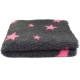 BLOVI DRYBED VETBED A+ GRAPHITE PINK STARS 150X150CM ΑΝΤΙΟΛΙΣΘΗΤΙΚΟ ΚΡΕΒΑΤΙ