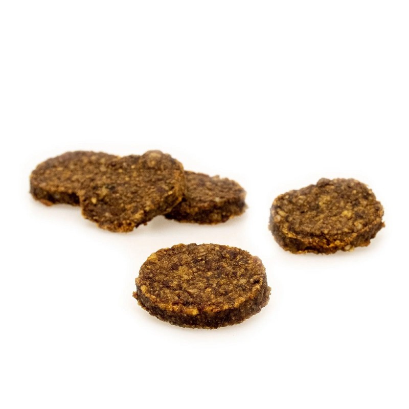 SANADOG BEEF BURGER ΑΠΟΞΗΡΑΜΕΝΕΣ ΦΥΣΙΚΕΣ ΛΙΧΟΥΔΙΕΣ ΜΕ ΜΟΣΧΑΡΙ, RASPBERRY, ΣΠΑΝΑΚΙ 100γρ