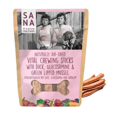 SANADOG VITAL CHEWING STICKS ΑΠΟΞΗΡΑΜΕΝΕΣ ΛΙΧΟΥΔΙΕΣ ΜΑΣΗΜΑΤΟΣ ΜΕ ΠΑΠΙΑ, ΓΛΥΚΟΖΑΜΙΝΗ 150γρ