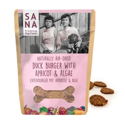 SANADOG DUCK BURGER ΑΠΟΞΗΡΑΜΕΝΕΣ ΦΥΣΙΚΕΣ ΛΙΧΟΥΔΙΕΣ ΜΕ ΠΑΠΙΑ, ΒΕΡΙΚΟΚΟ, ΦΥΚΙΑ 100γρ
