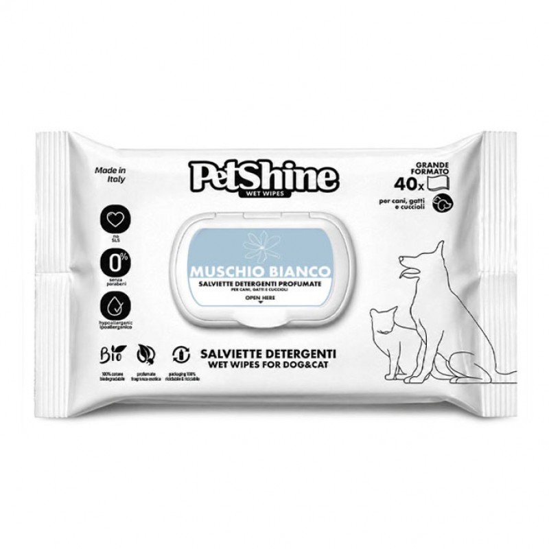 PETSHINE ΥΓΡΑ ΜΑΝΤΗΛΙΑ ΚΑΘΑΡΙΣΜΟΥ ΓΙΑ ΣΚΥΛΟΥΣ ΚΑΙ ΓΑΤΕΣ