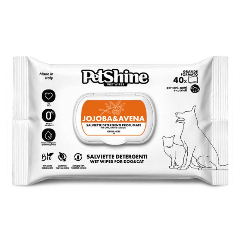 PETSHINE ΥΓΡΑ ΜΑΝΤΗΛΙΑ ΚΑΘΑΡΙΣΜΟΥ ΓΙΑ ΣΚΥΛΟΥΣ ΚΑΙ ΓΑΤΕΣ