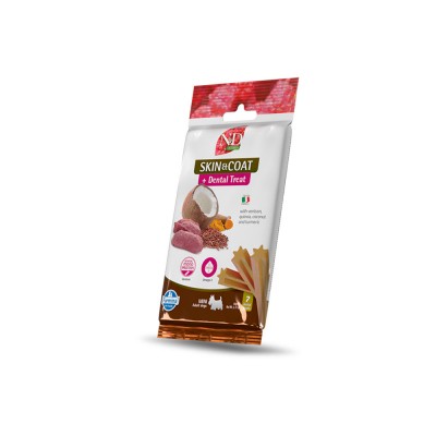 N&D DENTAL TREAT SKIN & COAT MINI WITH VENISON 60G N&D DENTAL TREAT SKIN & COAT MINI WITH VENISON 60G