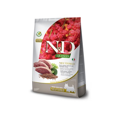 N&D QUINOA NEUTERED ADULT MINI DUCK ΠΑΠΙΑ 2.5KG N&D QUINOA NEUTERED ADULT MINI DUCK ΠΑΠΙΑ 2.5KG