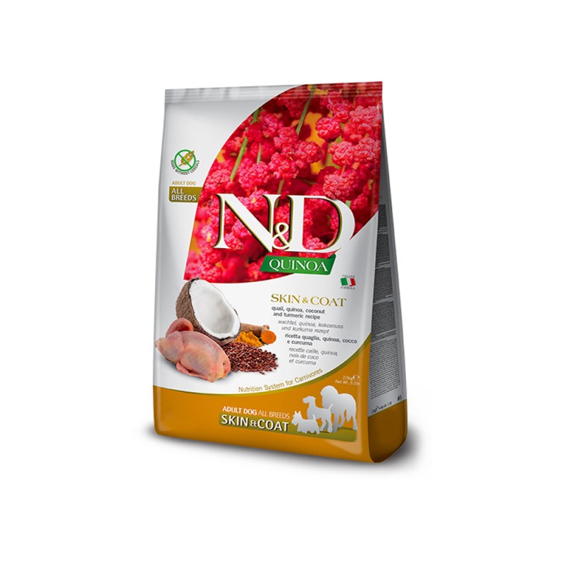 N&D QUINOA SKIN & COAT QUAIL ΟΡΤΥΚΙ 2.5KG N&D QUINOA SKIN & COAT QUAIL ΟΡΤΥΚΙ 2.5KG