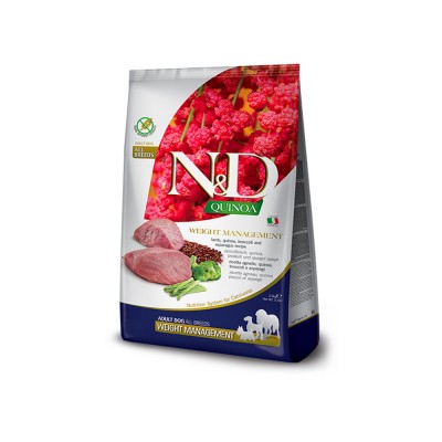 N&D QUINOA WEIGHT MANAGEMENT LAMB ΑΡΝΙ 2.5KG N&D QUINOA WEIGHT MANAGEMENT LAMB ΑΡΝΙ 2.5KG